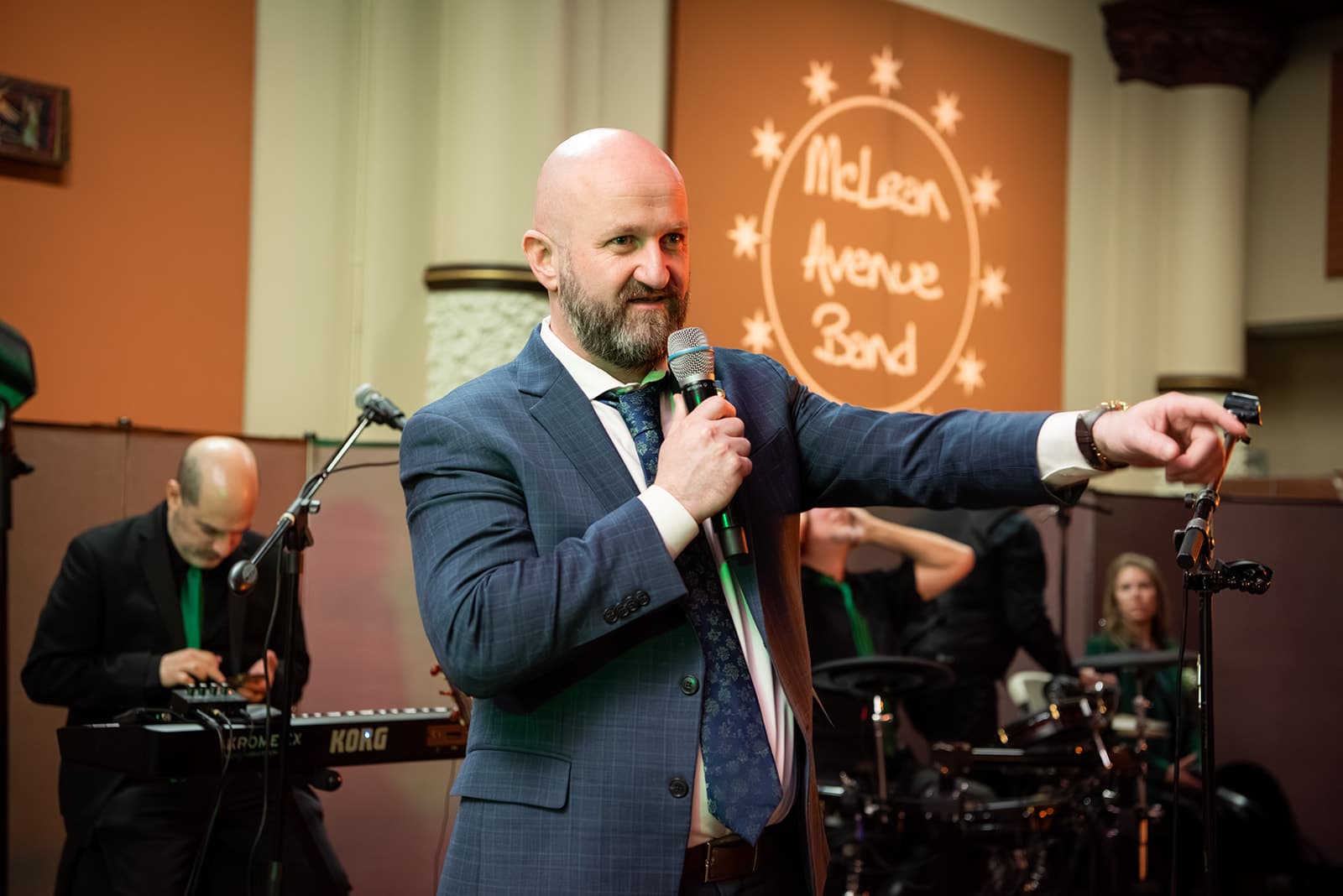 Attendees clapping in time during the Guild's 2026 St. Patrick's Day gathering.