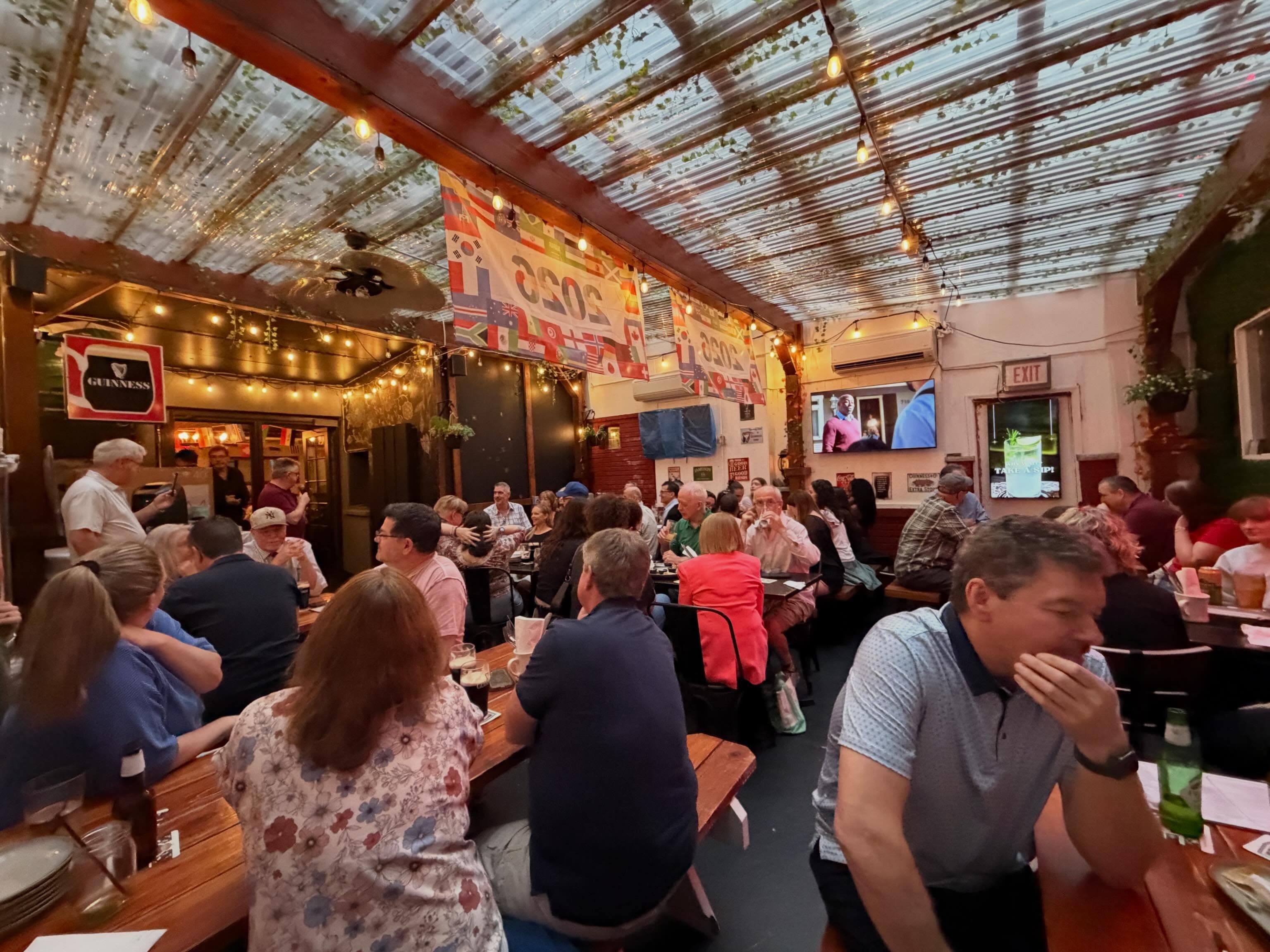 Guests gathered for the Emerald Guild Society's World Cup 2026 Quiz Night.